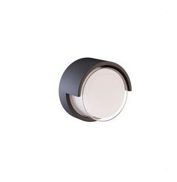 BENEITO FAURE - Aplique BLIS R redondo negro 15W Switch 2700-3200-4000K