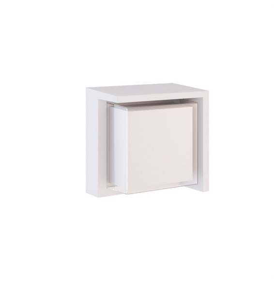 BENEITO FAURE - Aplique BLIS C cuadrado blanco 15W Switch 2700-3200-4000K