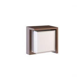 BENEITO FAURE - Aplique BLIS C cuadrado corten 15W Switch 2700-3200-4000K