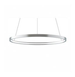 BENEITO FAURE - Luminaria suspendida ZERO-IN de 400mm 26W 2600lm 2700K Tuya plata