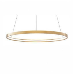 BENEITO FAURE - Luminaria suspendida ZERO-IN de 400mm 26W 4472lm RGBW Tuya oro
