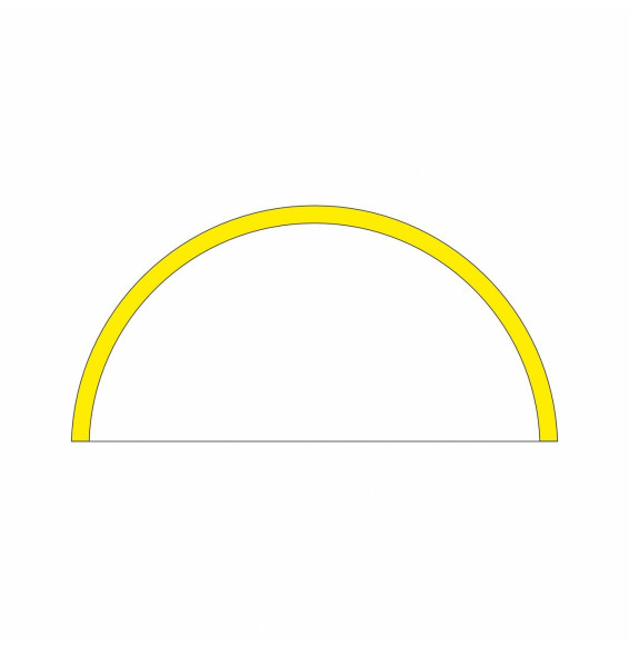 BENEITO FAURE - Tramo ZERO DESIGN 180° 1500mm 48W 24V DC 2700K oro