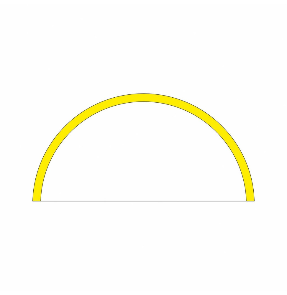 BENEITO FAURE - Tramo ZERO DESIGN 180° 1500mm 48W 24V DC CCT plata