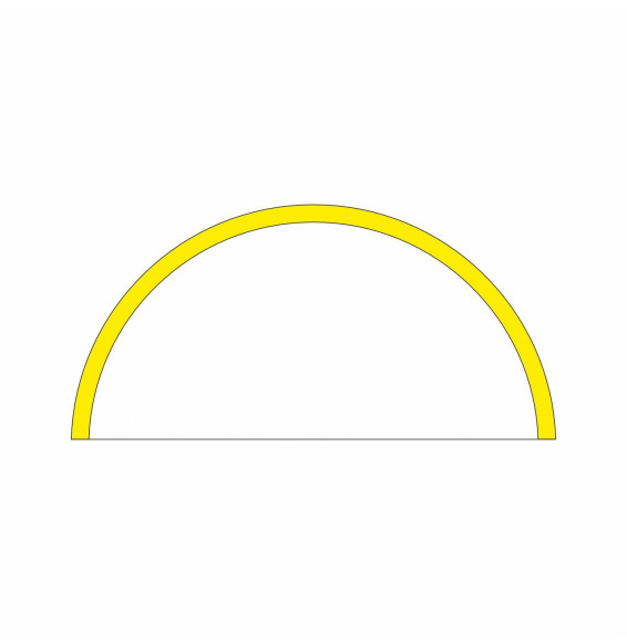 BENEITO FAURE - Tramo ZERO DESIGN 180° 1500mm 48W 24V DC CCT plata