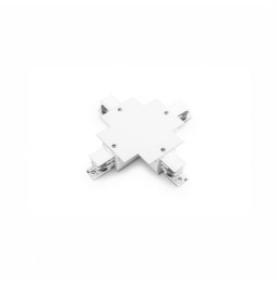 BENEITO FAURE - Unión carril empotrable blanco forma "X"