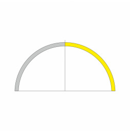 BENEITO FAURE - Tramo ZERO DESIGN 90° 1500mm 24W 24V DC 3000K negro