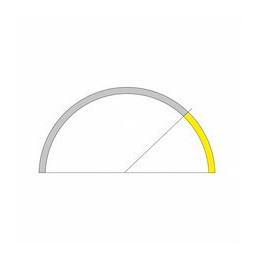 BENEITO FAURE - Tramo ZERO DESIGN 45° 800mm 7W 24V DC CCT blanco