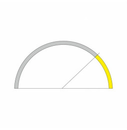 BENEITO FAURE - Tramo ZERO DESIGN 45° 800mm 7W 24V DC 4000K blanco