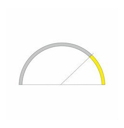 BENEITO FAURE - Tramo ZERO DESIGN 45° 800mm 7W 24V DC 3000K oro