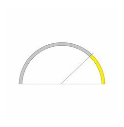 BENEITO FAURE - Tramo ZERO DESIGN 45° 800mm 7W 24V DC 3000K blanco