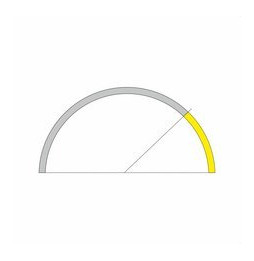 BENEITO FAURE - Tramo ZERO DESIGN 45° 800mm 7W 24V DC 2700K blanco