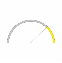 BENEITO FAURE - Tramo ZERO DESIGN 45° 3000mm 24W 24V DC 4000K oro