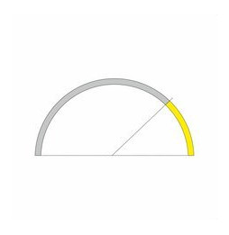 BENEITO FAURE - Tramo ZERO DESIGN 45° 1500mm 12w 24V DC 3000K blanco