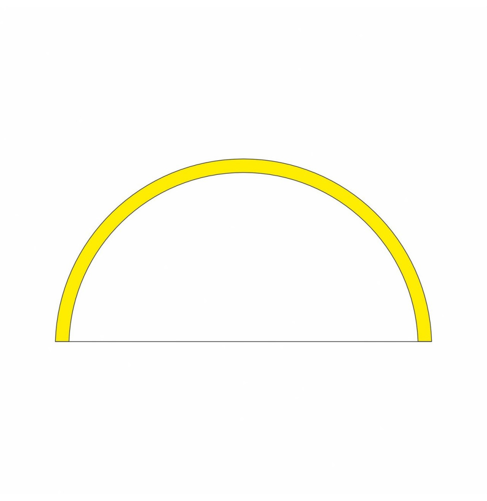 Tramo ZERO DESIGN 180° 800mm 24W 24V DC CCT plata