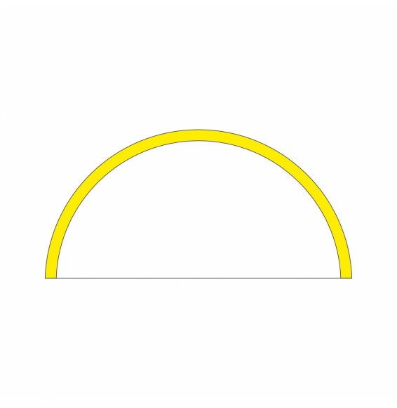 Tramo ZERO DESIGN 180° 800mm 24W 24V DC CCT plata