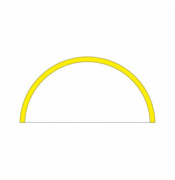 Tramo ZERO DESIGN 180° 800mm 24W 24V DC CCT plata