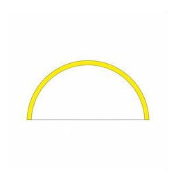 Tramo ZERO DESIGN 180° 800mm 24W 24V DC CCT plata