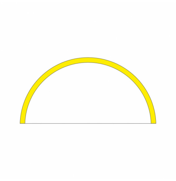 BENEITO FAURE - Tramo ZERO DESIGN 180° 800mm 24W 24V DC 4000K oro