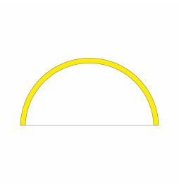 BENEITO FAURE - Tramo ZERO DESIGN 180° 800mm 24W 24V DC 3000K blanco