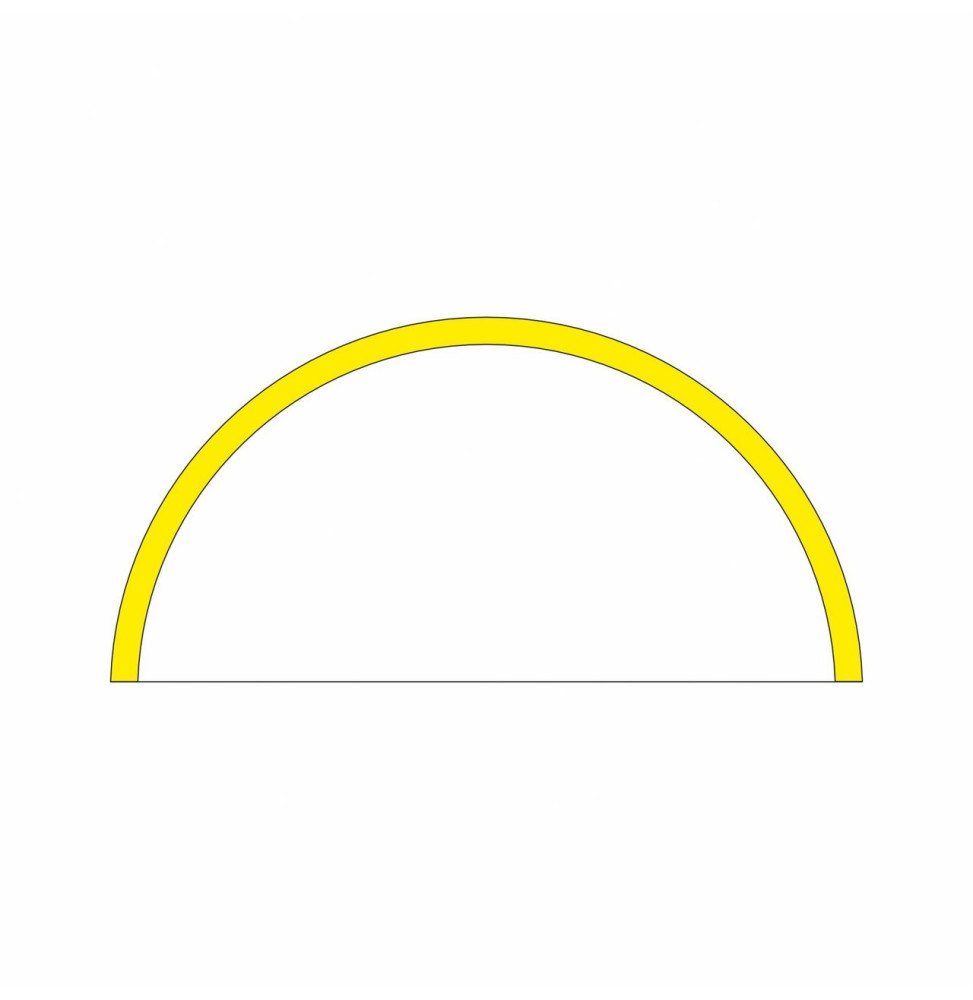 Tramo ZERO DESIGN 180° 800mm 24W 24V DC 3000K oro