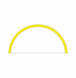 Tramo ZERO DESIGN 180° 800mm 24W 24V DC 3000K oro