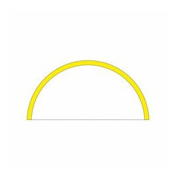 Tramo ZERO DESIGN 180° 800mm 24W 24V DC 3000K oro