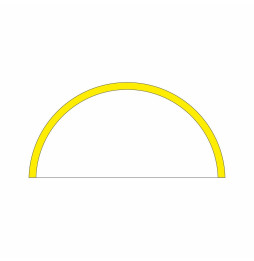 BENEITO FAURE - Tramo ZERO DESIGN 180° 800mm 24W 24V DC 2700K blanco