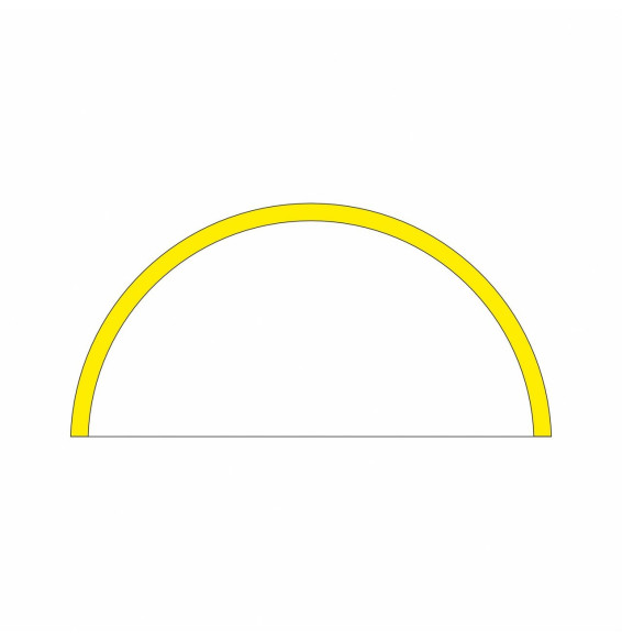 BENEITO FAURE - Tramo ZERO DESIGN 180° 800mm 24W 24V DC 2700K blanco