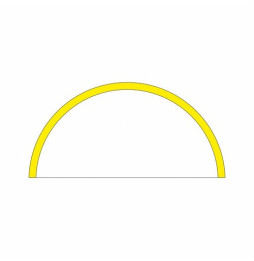 BENEITO FAURE - Tramo ZERO DESIGN 180° 800mm 24W 24V DC 2700K blanco