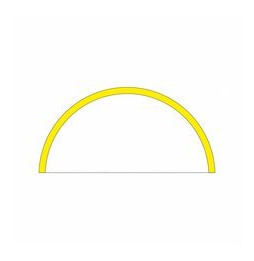 BENEITO FAURE - Tramo ZERO DESIGN 180° 800mm 24W 24V DC 2700K blanco