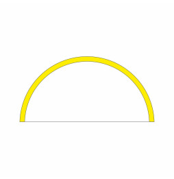 BENEITO FAURE - Tramo ZERO DESIGN 180° 800mm 24W 24V DC 2700K oro