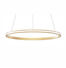 BENEITO FAURE - Luminaria suspendida ZERO-OUT de 700mm 44W 4620lm 3000K Tuya oro