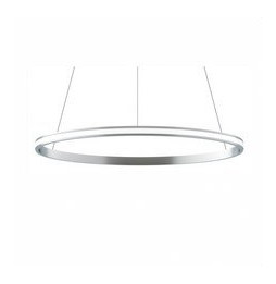 BENEITO FAURE - Luminaria suspendida ZERO-OUT de 700mm 44W 4620lm 3000K Tuya plata