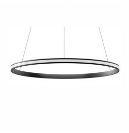 BENEITO FAURE - Luminaria suspendida ZERO-OUT de 700mm 44W 4620lm 3000K Casambi negro