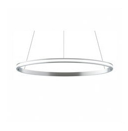 BENEITO FAURE - Luminaria suspendida ZERO-OUT de 700mm 44W 4620lm 3000K Casambi plata