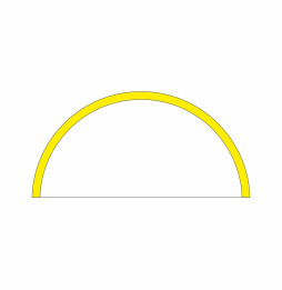 BENEITO FAURE - Tramo ZERO DESIGN 180° 800mm 24W 24V DC CCT oro