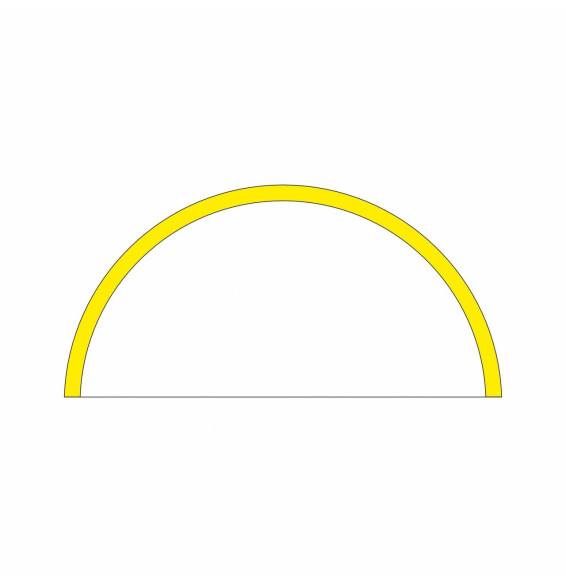 BENEITO FAURE - Tramo ZERO DESIGN 180° 800mm 24W 24V DC CCT oro