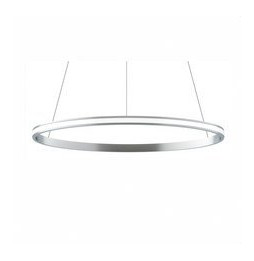 BENEITO FAURE - Luminaria suspendida ZERO-OUT de 700mm 44W 4400lm 2700K Casambi plata