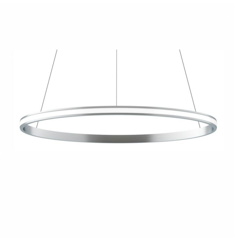 BENEITO FAURE - Luminaria suspendida ZERO-OUT de 700mm 44W 4400lm 2700K DALI plata