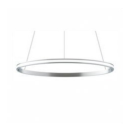 BENEITO FAURE - Luminaria suspendida ZERO-OUT de 400mm 26W 4472lm RGBW Tuya plata