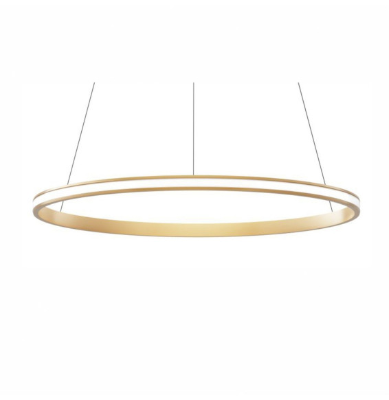 BENEITO FAURE - Luminaria suspendida ZERO-OUT de 400mm 26W 2886lm 4000K Tuya oro