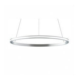 BENEITO FAURE - Luminaria suspendida ZERO-OUT de 400mm 26W 2886lm 4000K PUSH plata