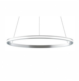 BENEITO FAURE - Luminaria suspendida ZERO-OUT de 400mm 26W 2886lm 4000K On/Off plata