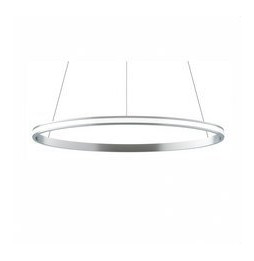 BENEITO FAURE - Luminaria suspendida ZERO-OUT de 400mm 26W 2886lm 4000K On/Off plata