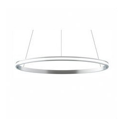 BENEITO FAURE - Luminaria suspendida ZERO-OUT de 400mm 26W 2886lm 4000K DALI plata