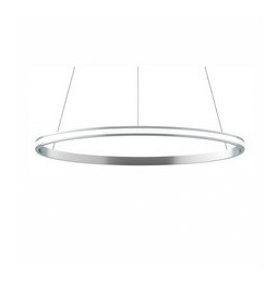 BENEITO FAURE - Luminaria suspendida ZERO-OUT de 400mm 26W 2730lm 3000K PUSH plata