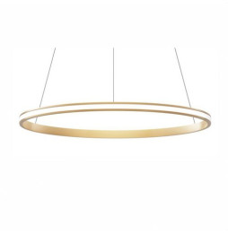 BENEITO FAURE - Luminaria suspendida ZERO-OUT de 400mm 26W 2730lm 3000K On/Off oro