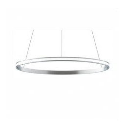 BENEITO FAURE - Luminaria suspendida ZERO-OUT de 400mm 26W 2730lm 3000K On/Off plata