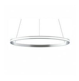 BENEITO FAURE - Luminaria suspendida ZERO-OUT de 400mm 26W 2600lm 2700K Tuya plata