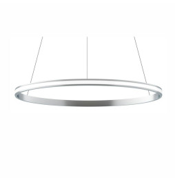 BENEITO FAURE - Luminaria suspendida ZERO-OUT de 400mm 26W 2600lm 2700K DALI plata